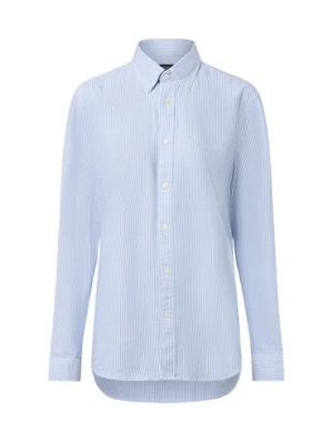 Marc O'Polo Koszula męska Mężczyźni Regular Fit Bawełna niebieski|biały w paski,