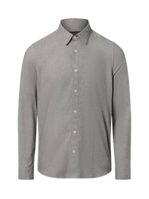 Marc O'Polo Koszula męska Mężczyźni Regular Fit Bawełna szary wzorzysty,