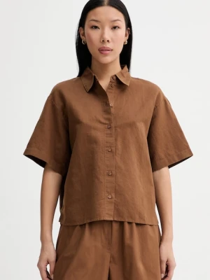 Marc O'Polo koszula safari damska z lnem