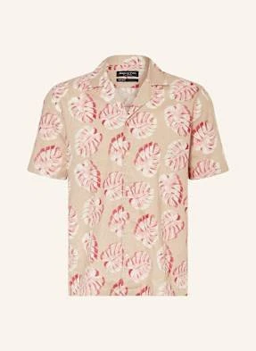 Marc O'polo Koszula Z Klapami Regular Fit Z Dodatkiem Lnu beige