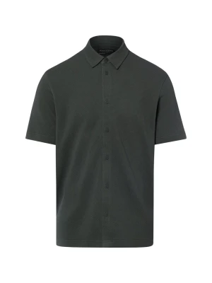Marc O'Polo koszula z krótkim rękawem Mężczyźni Regular Fit Bawełna (100%) zielony