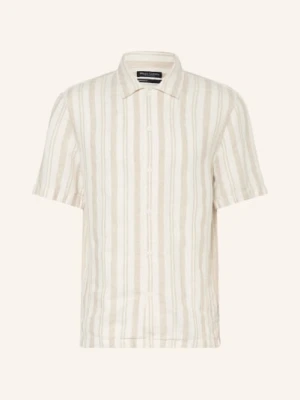 Marc O'polo Koszula Z Krótkim Rękawem O Kroju Regular Fit, Wykonana Z Lnu beige