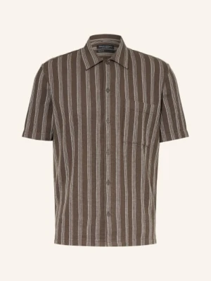 Marc O'polo Koszula Z Krótkim Rękawem Regular Fit braun