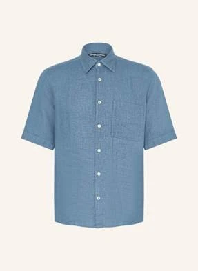 Marc O'polo Koszula Z Krótkim Rękawem Regular Fit Z Lnu blau