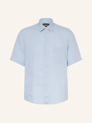 Marc O'polo Koszula Z Krótkim Rękawem Regular Fit Z Lnu blau