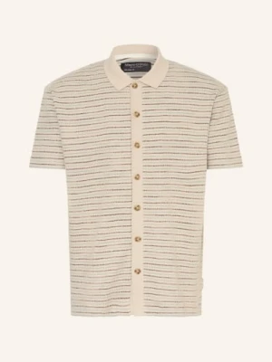 Marc O'polo Koszula Z Krótkim Rękawem Relaxad Fit beige