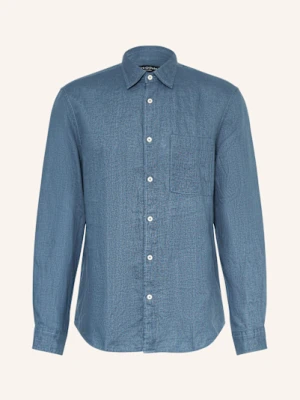 Marc O'polo Koszula Z Lnu Regular Fit blau