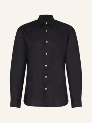 Marc O'polo Koszula Z Lnu Regular Fit schwarz
