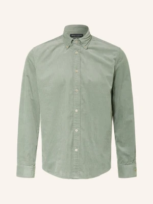 Marc O'polo Koszula Z Sztruksu O Kroju Regular Fit gruen JASNOZIELONY