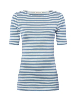 Marc O'Polo Koszulka damska Kobiety Bawełna (100%) niebieski w paski,