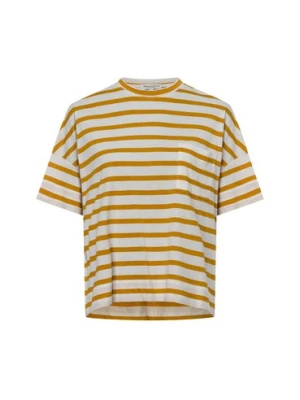 Marc O'Polo Koszulka damska Kobiety Bawełna żółty|biały w paski,