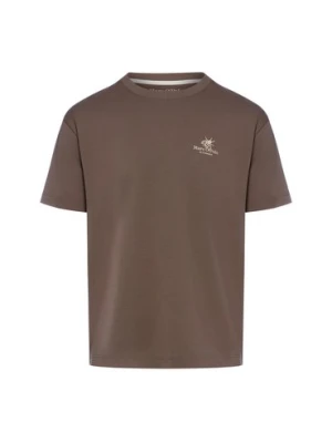 Marc O'Polo Koszulka męska Mężczyźni Bawełna (100%) brązowy,