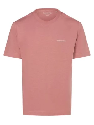 Marc O'Polo Koszulka męska Mężczyźni Dżersej różowy jednolity,