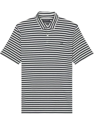 Marc O'Polo Koszulka polo w kolorze granatowo-białym rozmiar: XL