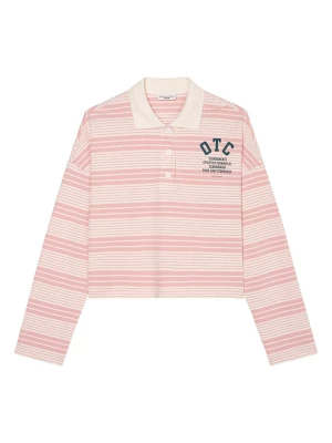 Marc O'Polo DENIM Koszulka polo w kolorze jasnoróżowo-kremowym rozmiar: XL