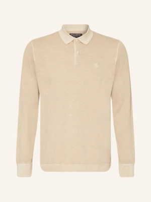 Marc O'polo Koszulka Polo Z Dżerseju beige
