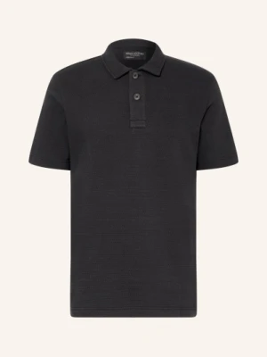 Marc O'polo Koszulka Polo Z Dżerseju O Kroju Regular Fit schwarz CZARNY