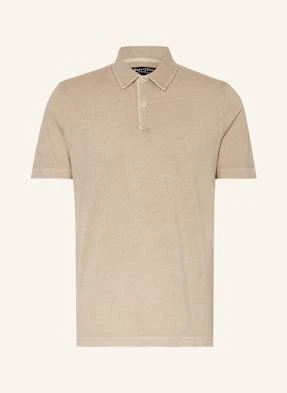 Marc O'polo Koszulka Polo Z Dżerseju Regular Fit beige