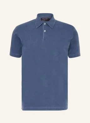 Marc O'polo Koszulka Polo Z Dżerseju Regular Fit blau