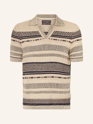 Marc O'polo Koszulka Polo Z Dzianiny beige