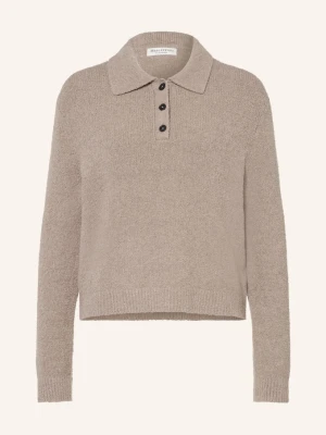 Marc O'polo Koszulka Polo Z Dzianiny beige