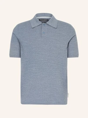 Marc O'polo Koszulka Polo Z Dzianiny Regular Fit blau