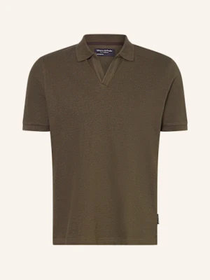 Marc O'polo Koszulka Polo Z Dzianiny Regular Fit braun