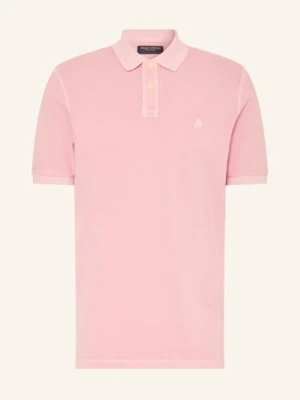 Marc O'polo Koszulka Polo Z Pikowanego Materiału, Krój Regular Fit rosa