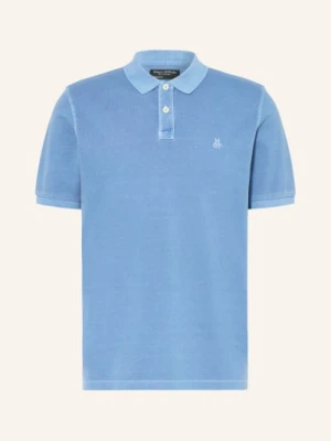 Marc O'polo Koszulka Polo Z Pikowanym Wzorem blau
