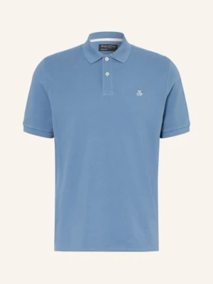 Marc O'polo Koszulka Polo Z Pikowanym Wzorem Regular Fit blau