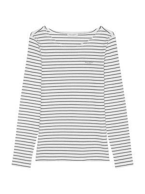 Marc O'Polo Koszulka w kolorze biało-czarnym rozmiar: L