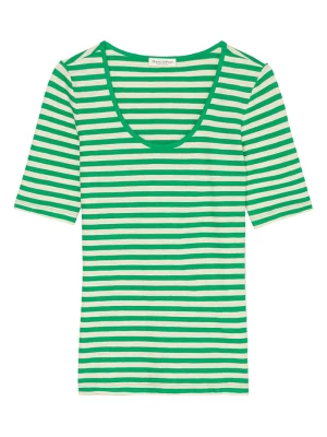 Marc O'Polo Koszulka w kolorze zielono-kremowym rozmiar: XL