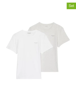 Marc O'Polo Koszulki (2 szt.) w kolorze białym i szarym rozmiar: XL