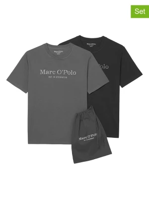 Marc O'Polo Koszulki (2 szt.) w kolorze czarnym i szarym rozmiar: L