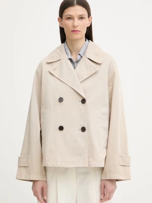 Marc O'Polo krótki trencz damski bawełniany