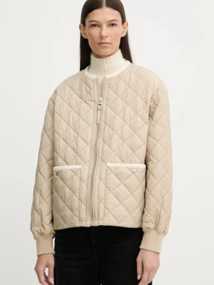 Marc O'Polo kurtka kolor beżowy przejściowa 600111970025