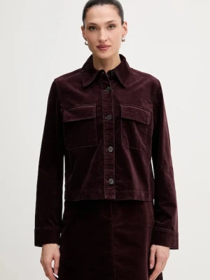 Marc O'Polo kurtka kolor bordowy przejściowa 511096874007