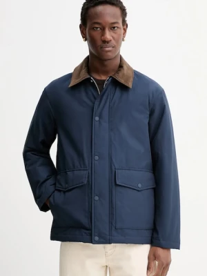 Marc O'Polo kurtka kolor granatowy przejściowa 5000007604