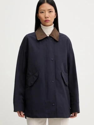 Marc O'Polo kurtka kolor granatowy przejściowa 5000008071