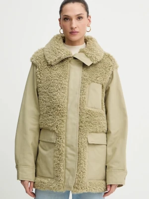 Marc O'Polo kurtka kolor zielony przejściowa 5000006625