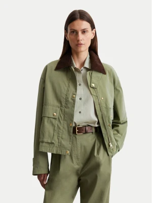 Marc O'Polo Kurtka koszulowa 506 0080 70301 Zielony Regular Fit