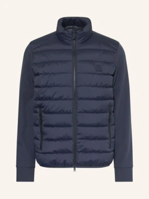 Marc O'polo Kurtka Pikowana Z Mieszanki Materiałów blau