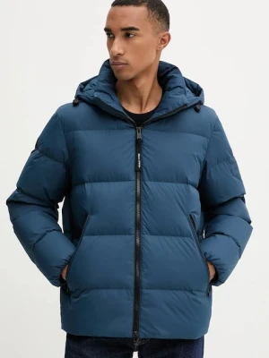 Marc O'Polo kurtka puchowa kolor turkusowy zimowa 529096070152