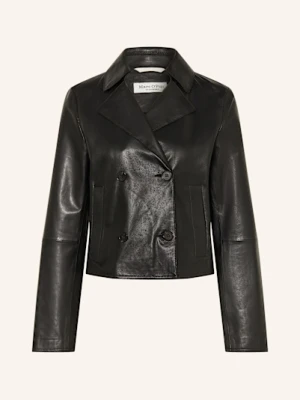 Marc O'polo Kurtka Trencz Ze Skóry schwarz