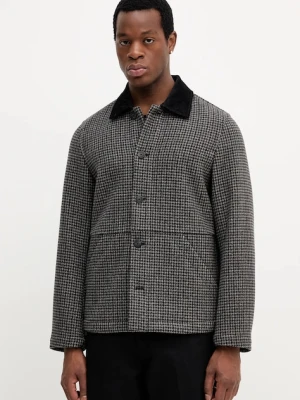 Marc O'Polo kurtka z dodatkiem wełny kolor czarny przejściowa 5000006905