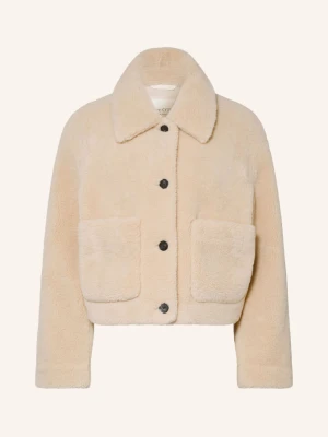 Marc O'polo Kurtka Z Futra Pluszowego beige JASNOBRĄZOWY