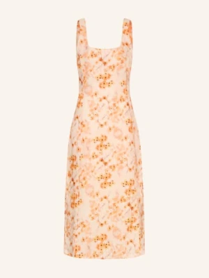 Marc O'polo Lniana Sukienka Z Wycięciami orange