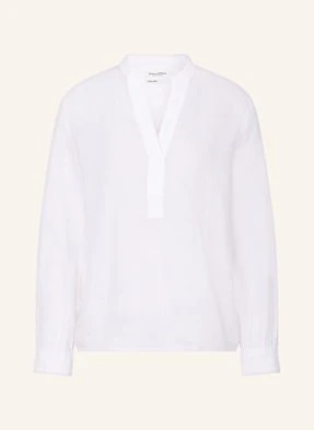 Marc O'polo Lniana Tunika weiss