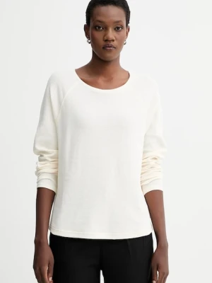 Marc O'Polo longsleeve bawełniany kolor beżowy 5000007079