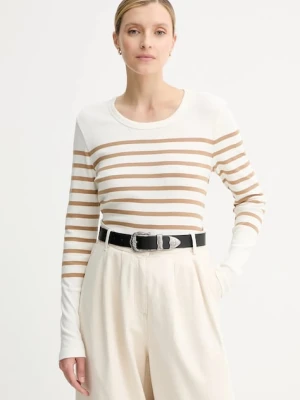 Marc O'Polo longsleeve bawełniany kolor beżowy 508207452151